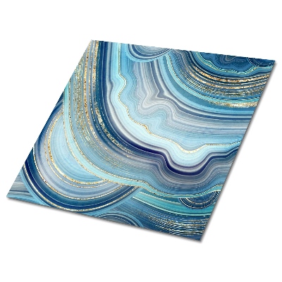 Vinilpadló Kék kő keresztmetszete