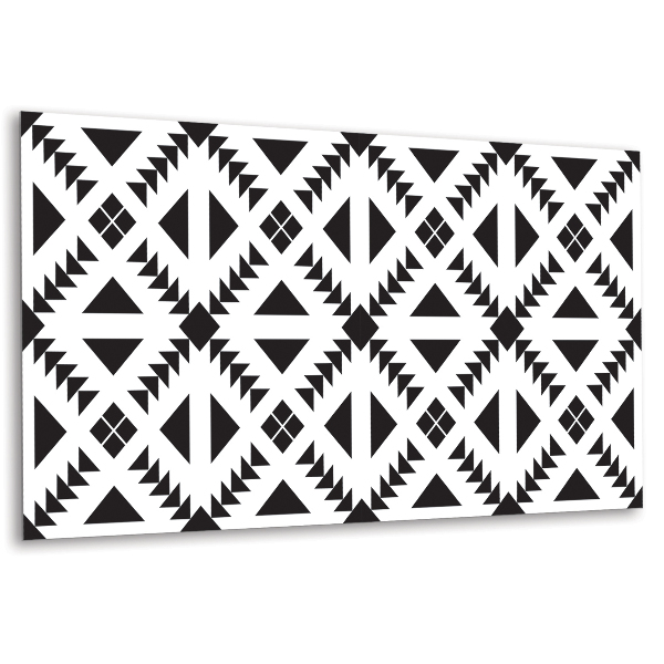 Pvc falburkolat Motívumok háromszögekkel és négyzetekkel