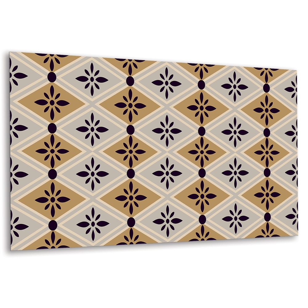 Falpanel virágos motívummal