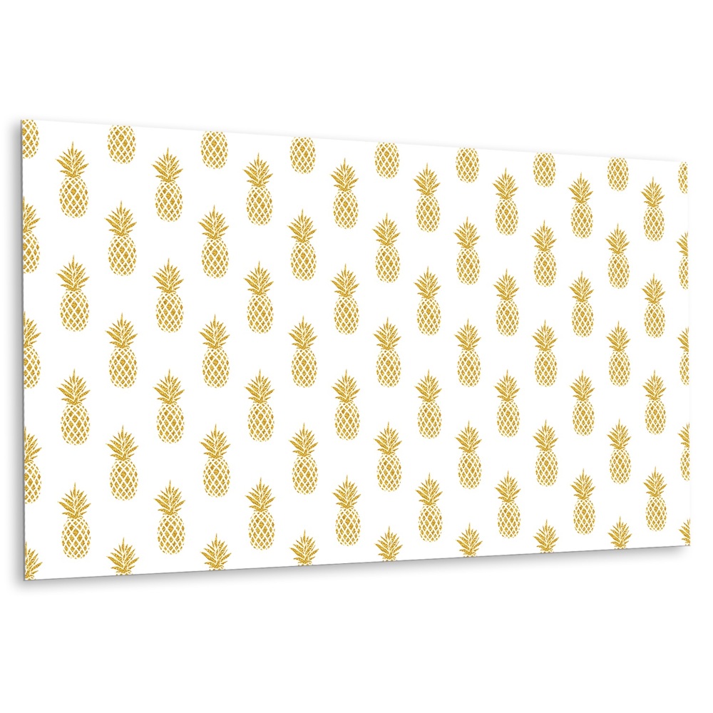 Falpanel ananász motívummal