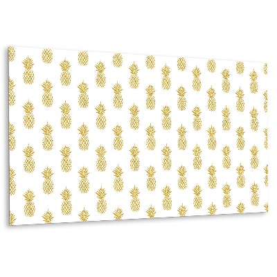 Falpanel ananász motívummal