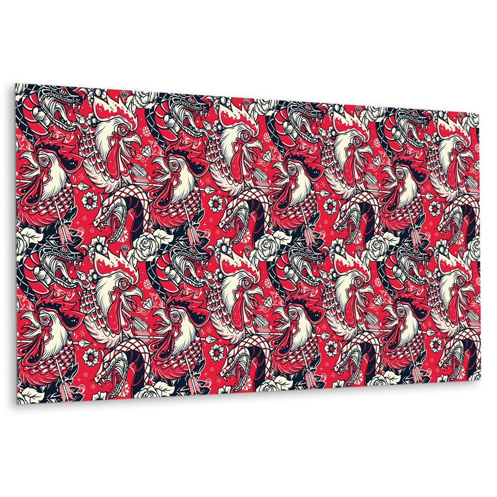 Öntapadó falburkolat állati motívummal