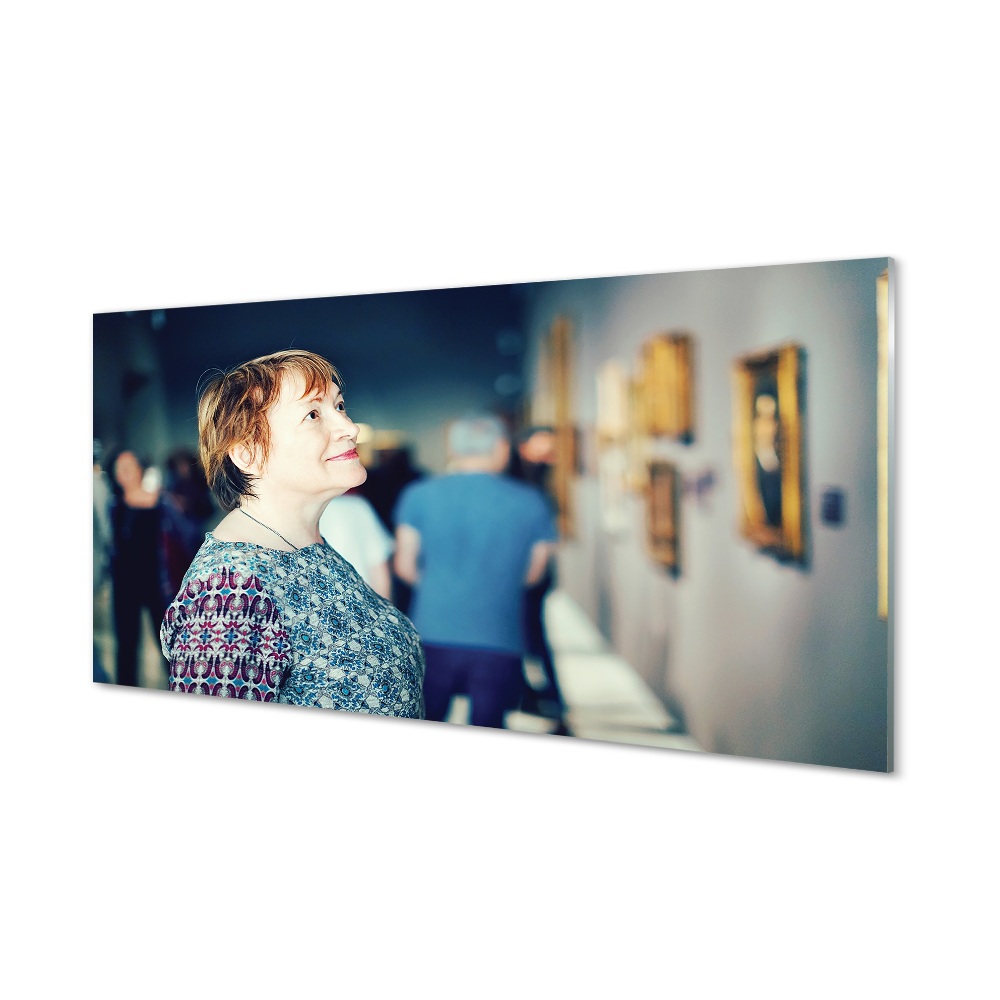 People művészeti galéria Üvegkép falra