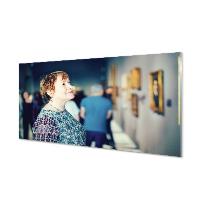 People művészeti galéria Üvegkép falra