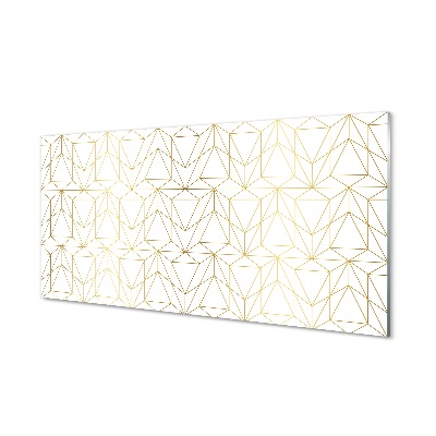 Arany rozetták Üvegkép falra