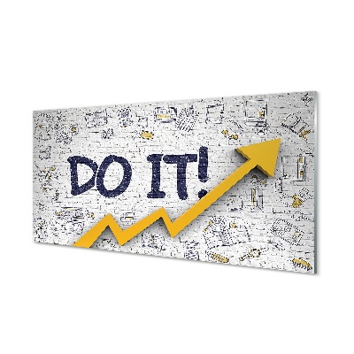 Do it felirat Üvegkép