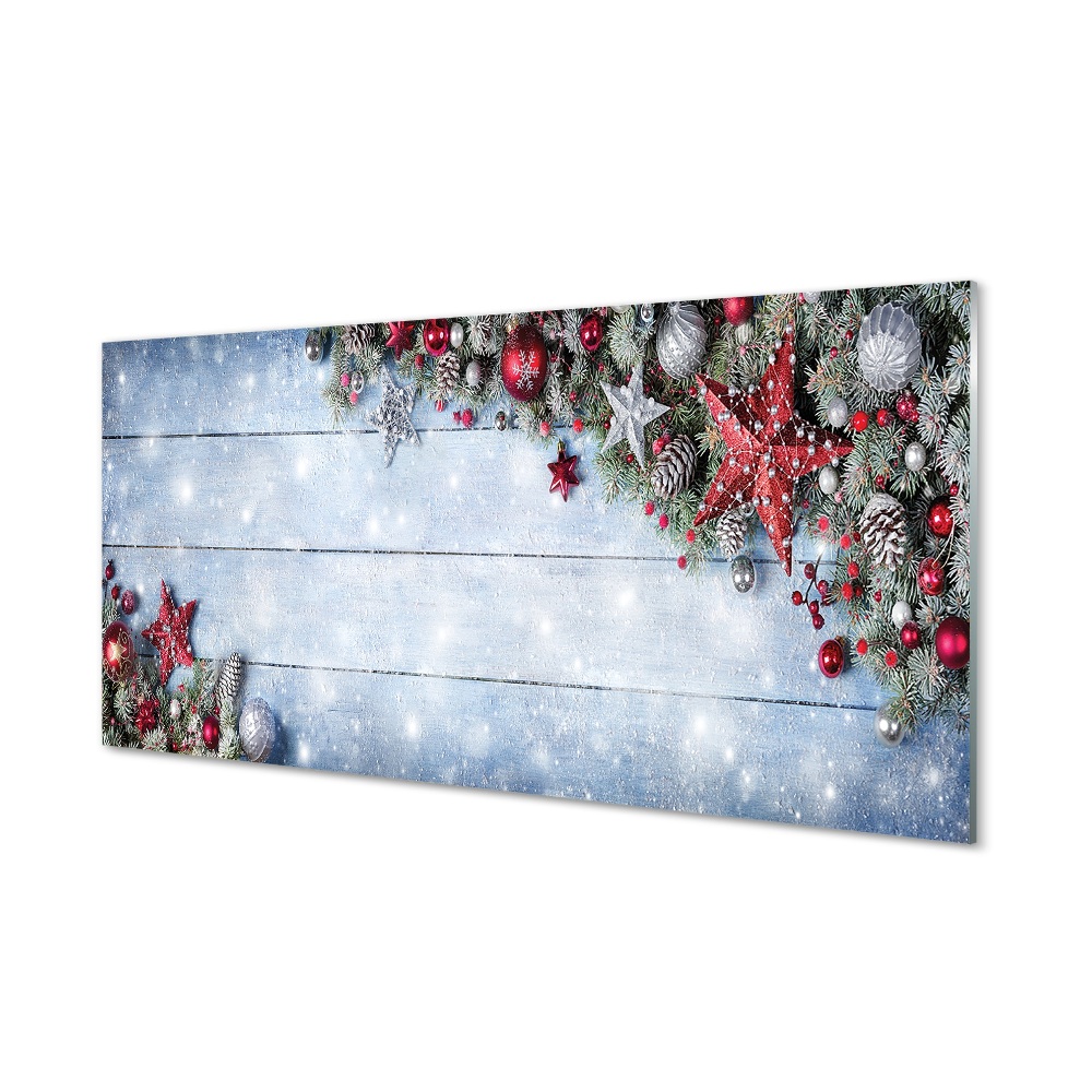 karácsonyi díszek Üvegkép nyomtatás