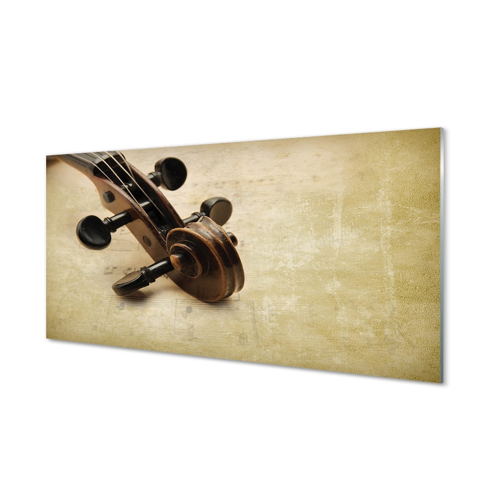 Cselló nyak Üvegkép