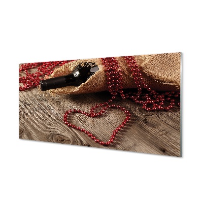 Bor és egy korallszív Üvegkép falra