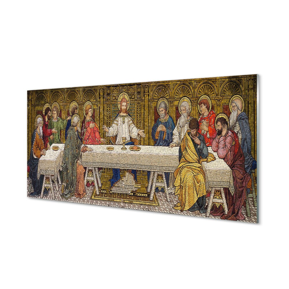 Művészet Az utolsó vacsora Üvegfotó