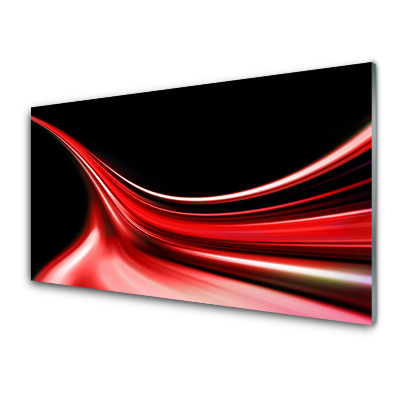 Modern Üvegkép Absztrakt vonalak Art