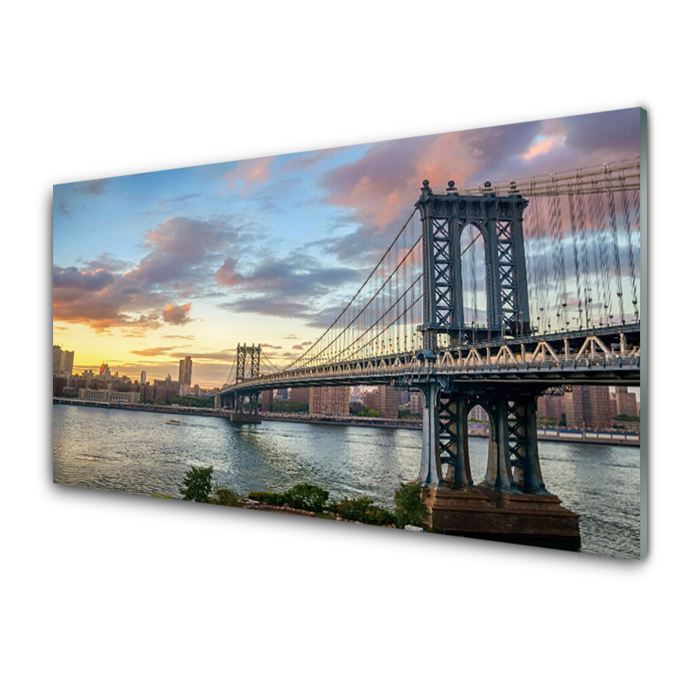 Üvegkép Bridge City Metropolis