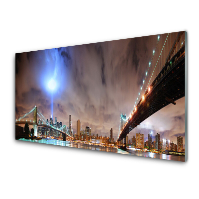 Modern Üvegkép Bridge Architecture City