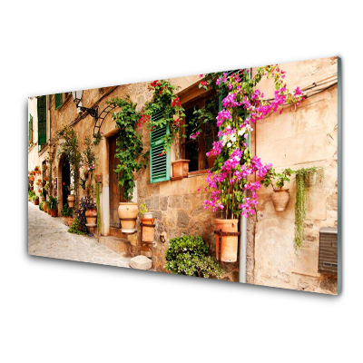 Üvegkép Utcai ház építészet