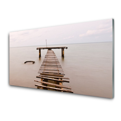 Üvegkép Nyomtatás Híd a vízen
