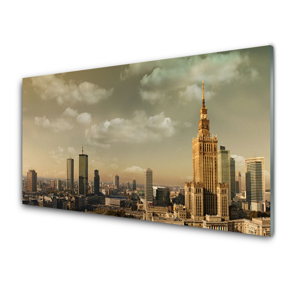 Üvegkép Felhőkarcolók a városban