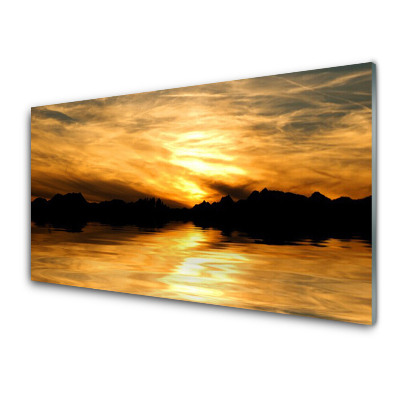 Egyedi Üvegkép Festett absztrakció