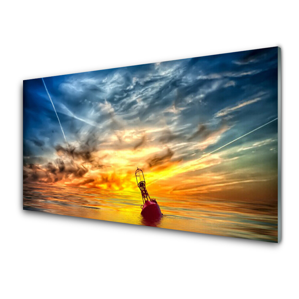 Üvegkép Nyomtatás Bója az égen