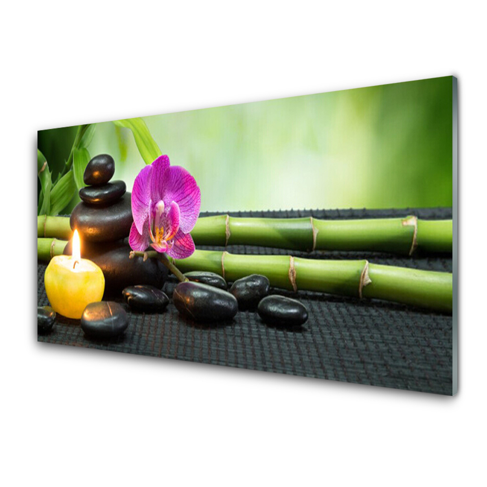 Üvegkép Falra Bamboo Flower Zen Spa