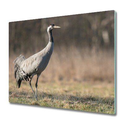 Üveg Tűzhelyvédő Gém madár