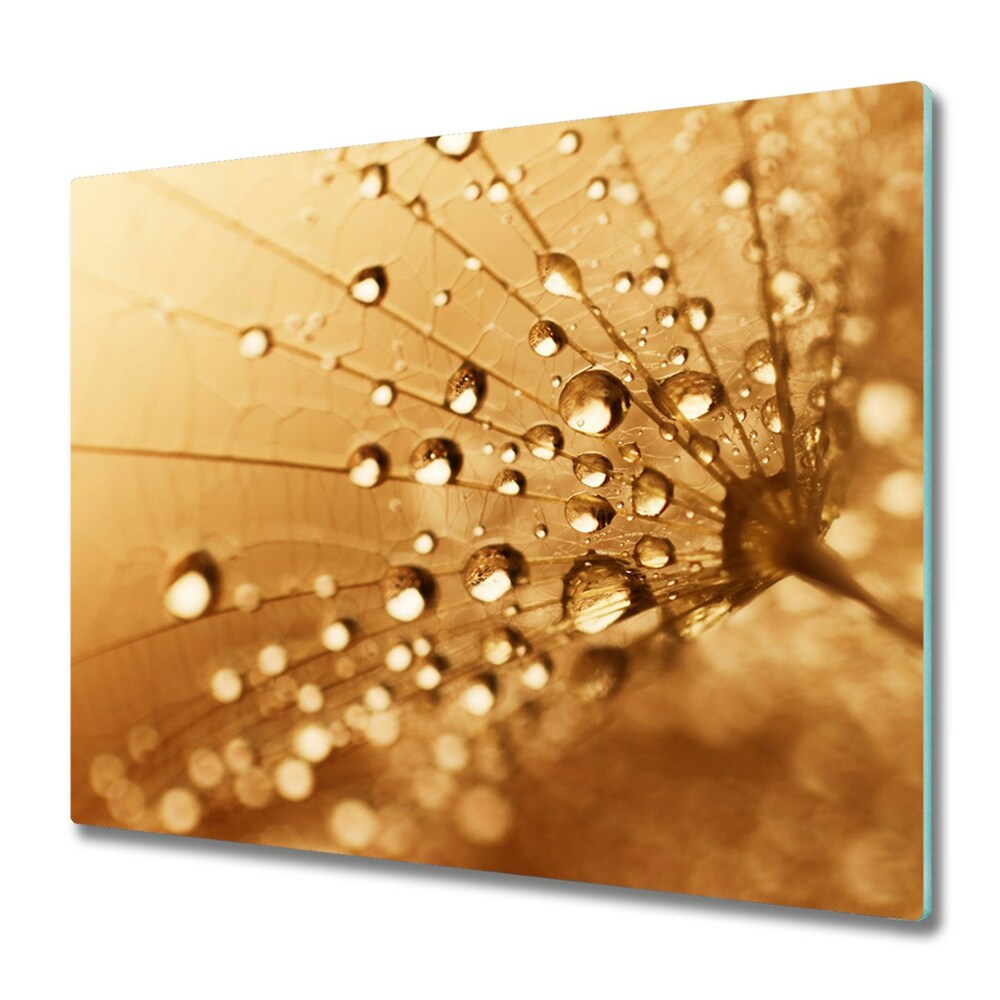 Üveg Vágódeszka Pitypang és harmat