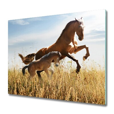 Tűzhelyvédő Kanca csikóval