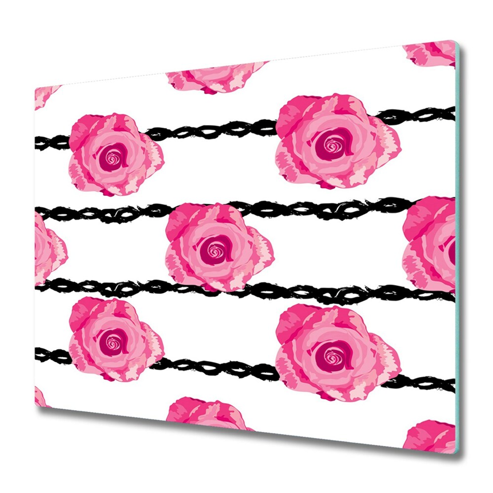 Tűzhely Fedőlap Rózsák és láncok