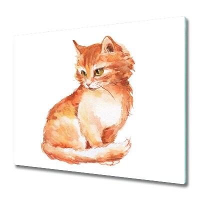 Üveg Vágódeszka Rajzfilm macska