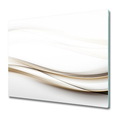 Tűzhely Védő Minta bézs hullámok