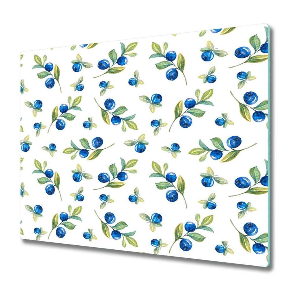 Tűzhelyvédő Üveglap Levelek és áfonya