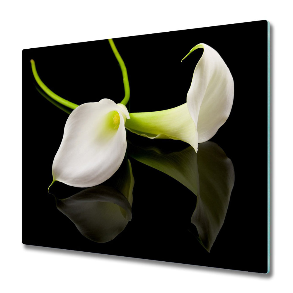 Üveg Vágódeszka Kali virágok