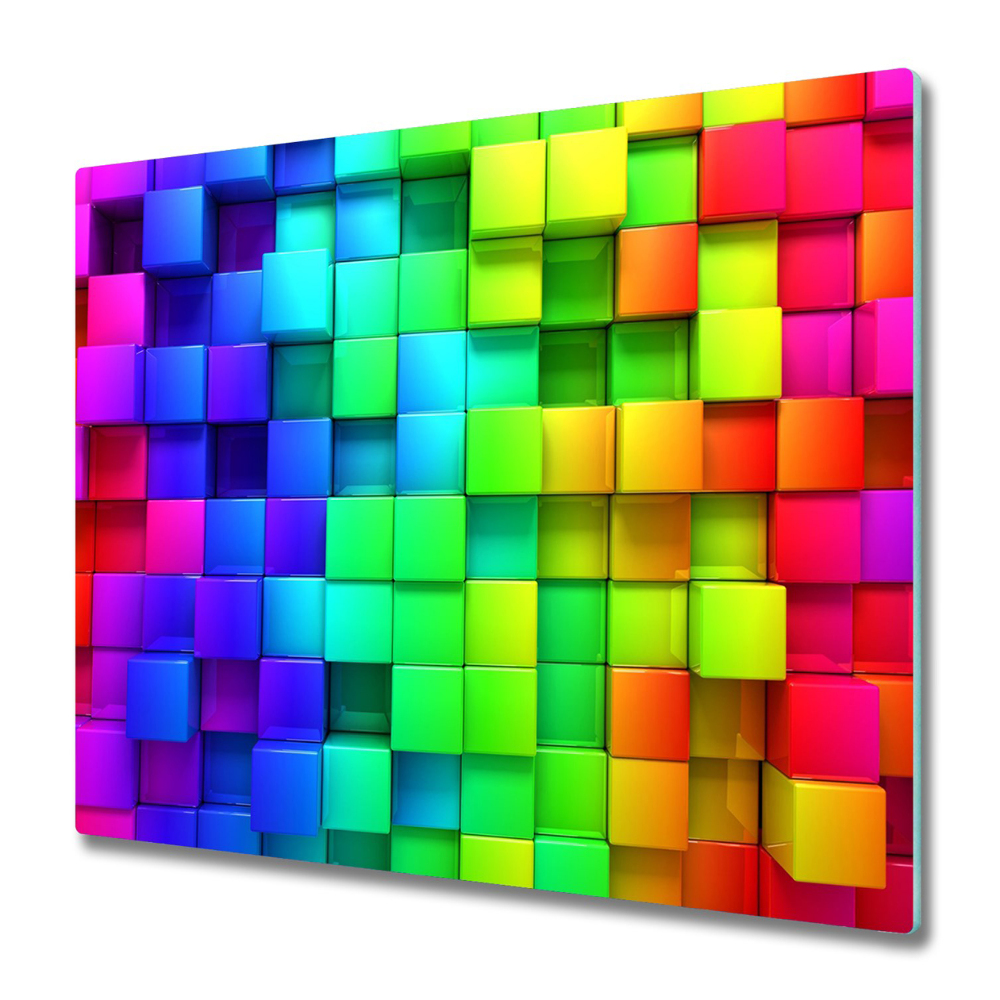 Tűzhely Védő Szivárvány kockák