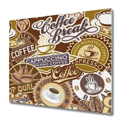 Tűzhely Fedőlap Kávészünet feliratok