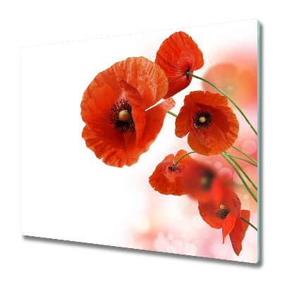 Tűzhely Védő Mák virágok