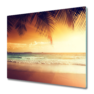 Tűzhelyvédő Napkelte a tengerparton