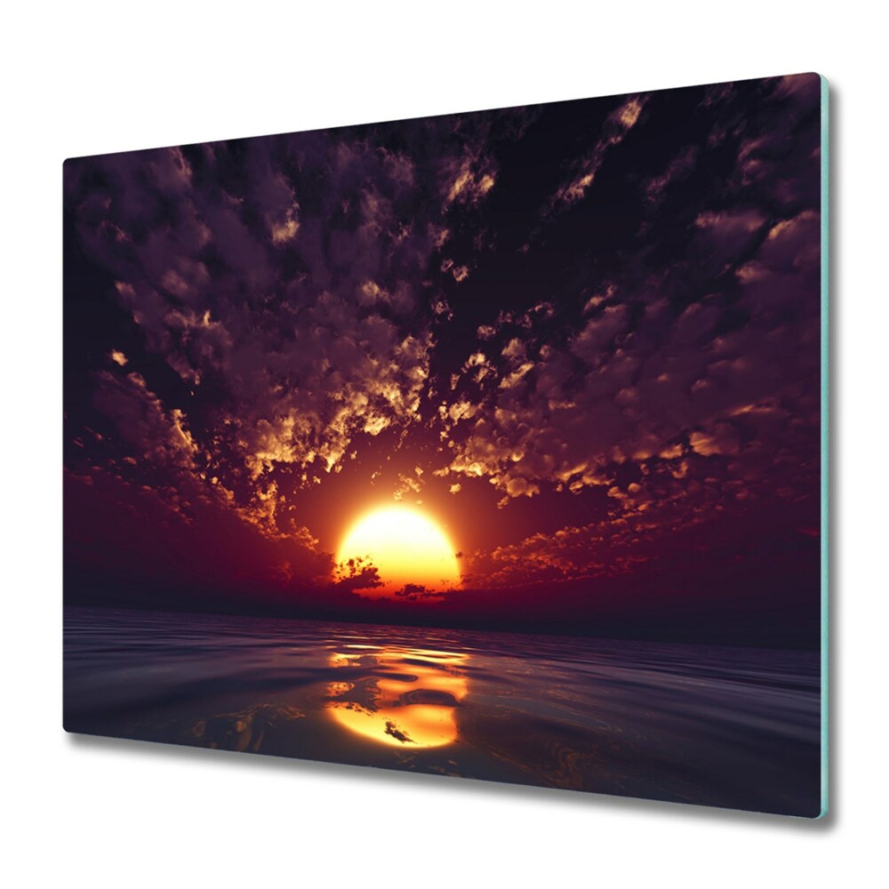 Edzett Üveg Vágódeszka Varázslatos naplemente