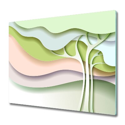 Tűzhely Fedőlap Minimalista fa