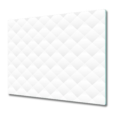 Üveg Vágódeszka Absztrakció fehér négyzetekkel