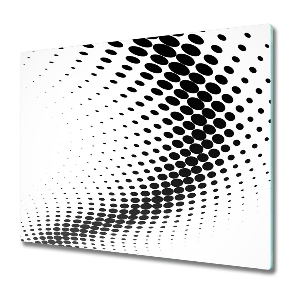 Tűzhelyvédő Üveglap Geometriai háttér pontokkal