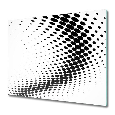 Tűzhelyvédő Üveglap Geometriai háttér pontokkal