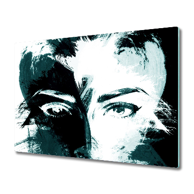 Tűzhely Védő Absztrakt nő arca