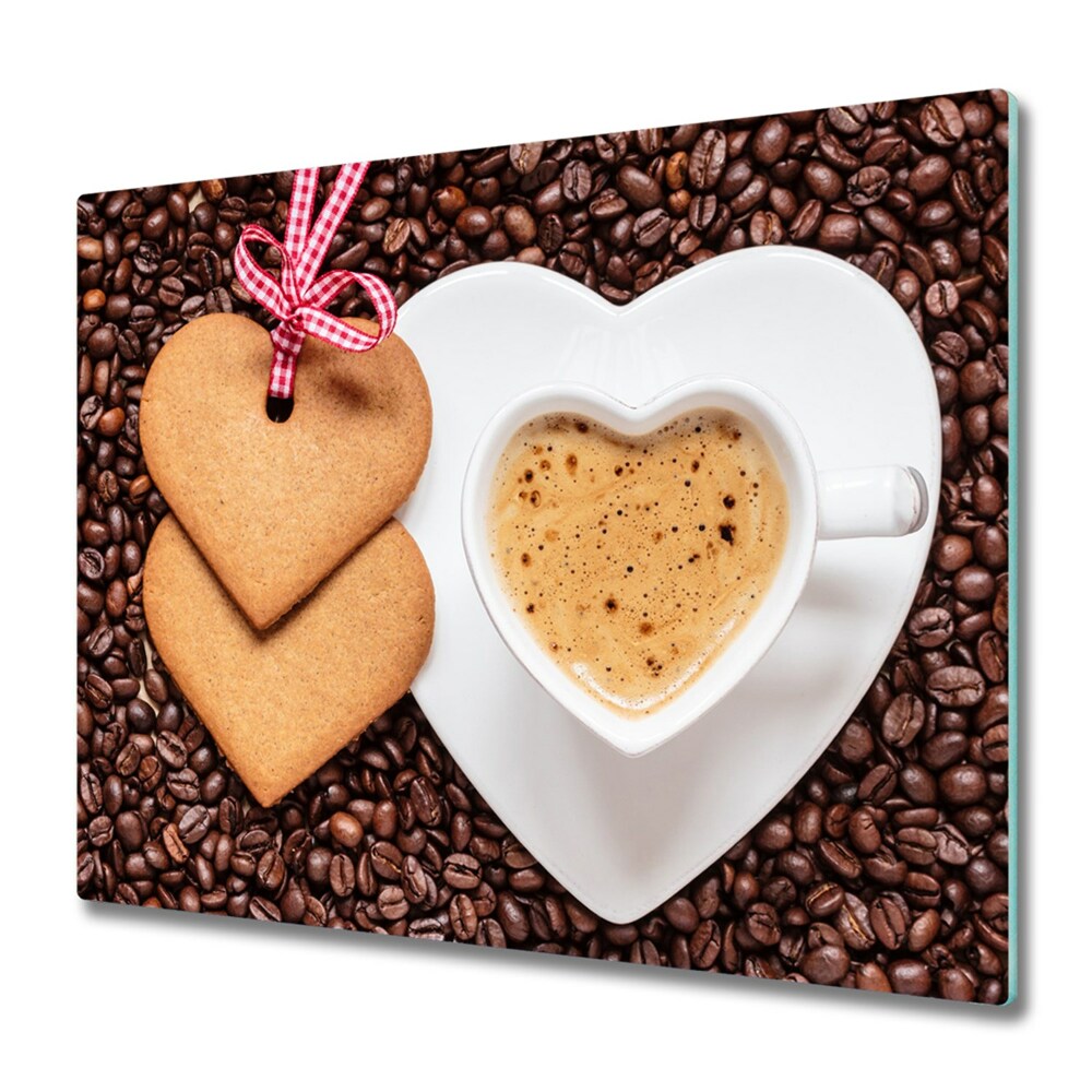 Tűzhelyvédő Mézeskalács süti kávéval