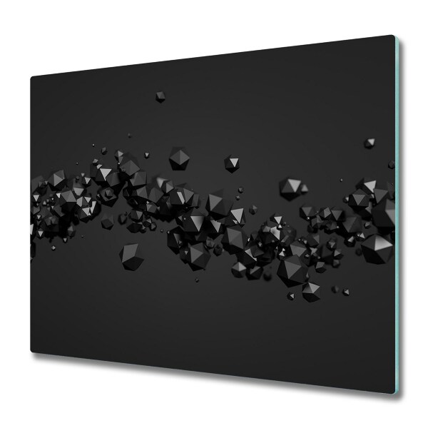 Üveg Vágódeszka 3D részecske absztrakció