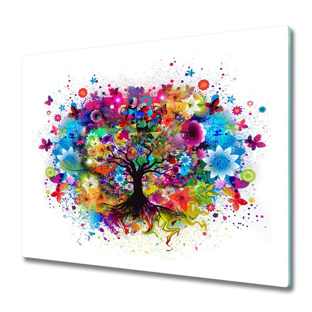 Tűzhelyvédő Szivárvány fa