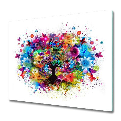 Tűzhelyvédő Szivárvány fa