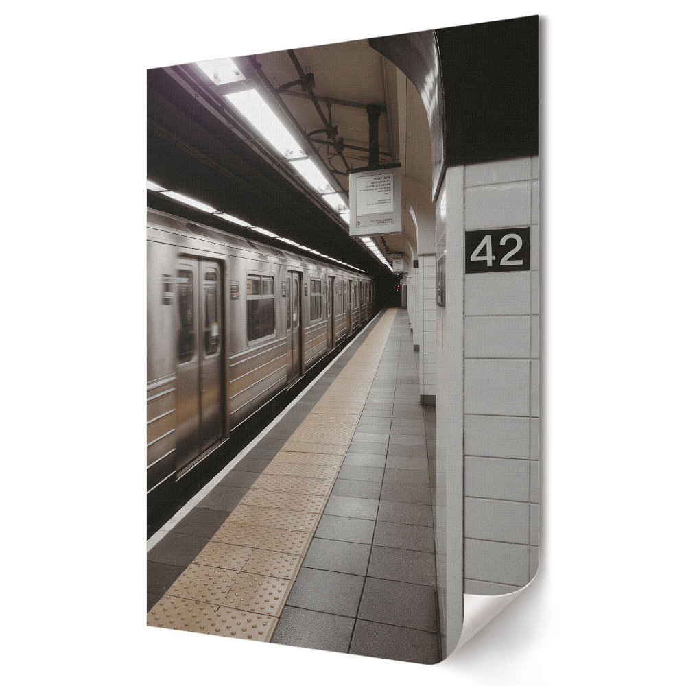 Plakát poszter A metróállomás varázsa a városban