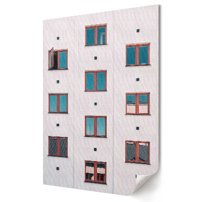 Plakát nyomtatás Modern homlokzat ablakokkal