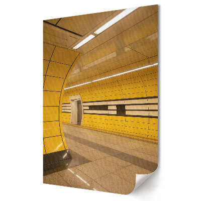 Plakát poszter Modern metróállomás Zółćban
