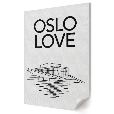 Plakát nyomtatás Oslo: Szerelem a modern építészetben