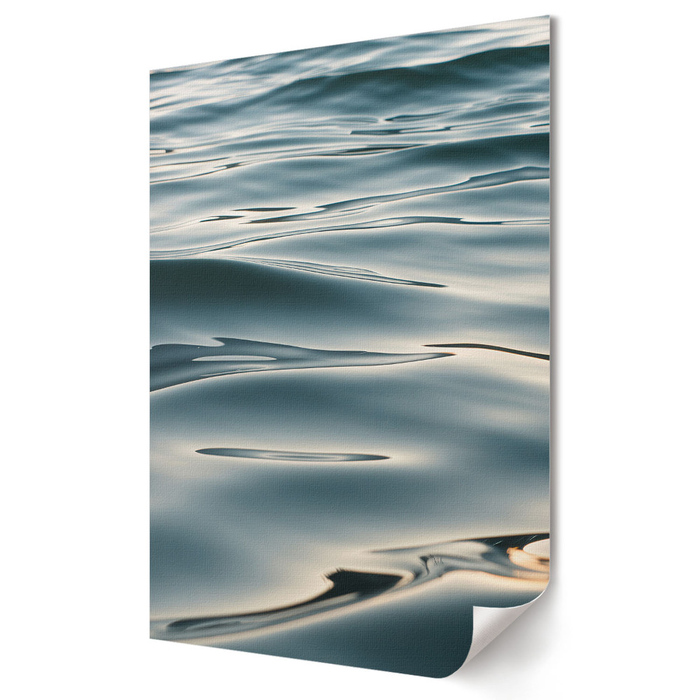 Plakát nyomtatás A víz nyugalma: Tükörképek és fodrozódások